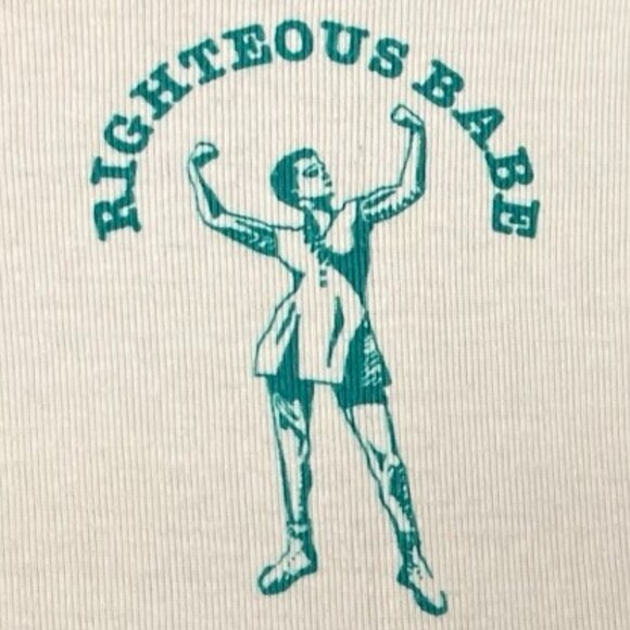 🌸4/$30🌸 Vintage Righteous Babe Records Official Apparel T-Shirt - Picture 1 of 16